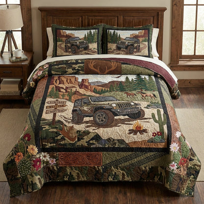 Jeep Life Quilted Bedding Set