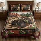 Life Is Better In A Jeep Quilted Bedding Set