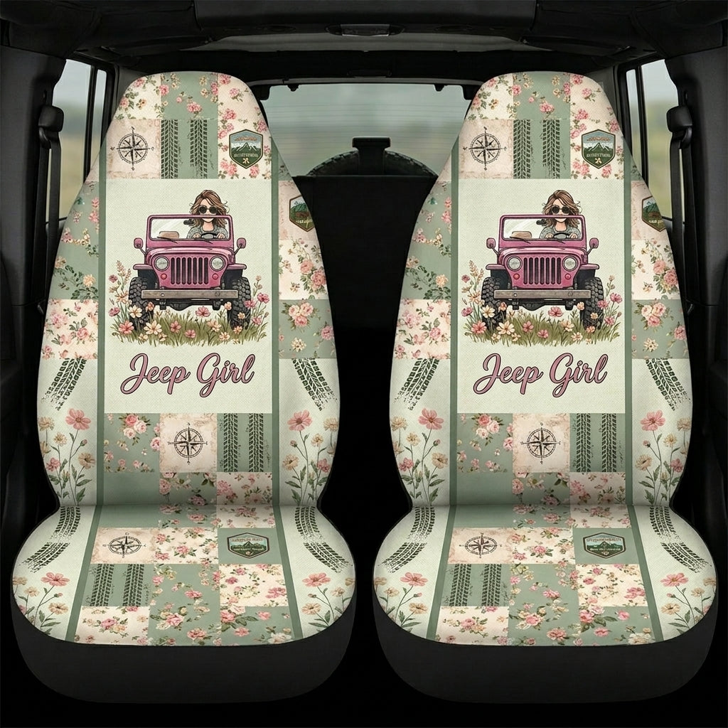 Jeep Girl Car Seat Cover