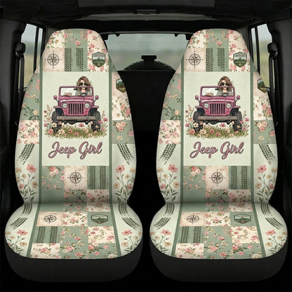 Jeep Girl Car Seat Cover