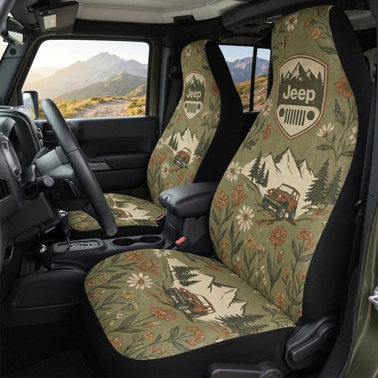 Jeep Wilderness Explorer Car Seat Cover