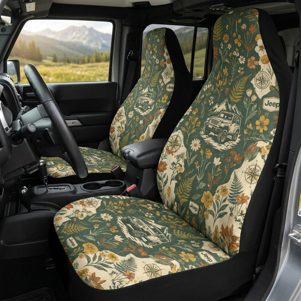 Southwest Jeep Adventure Car Seat Cover