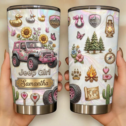 Jeep Girl Era Personalized Tumbler 20oz
