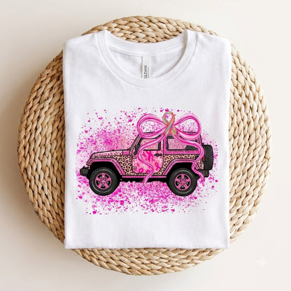Pink Ribbon Jeep T-shirt Hoodie Sweatshirt