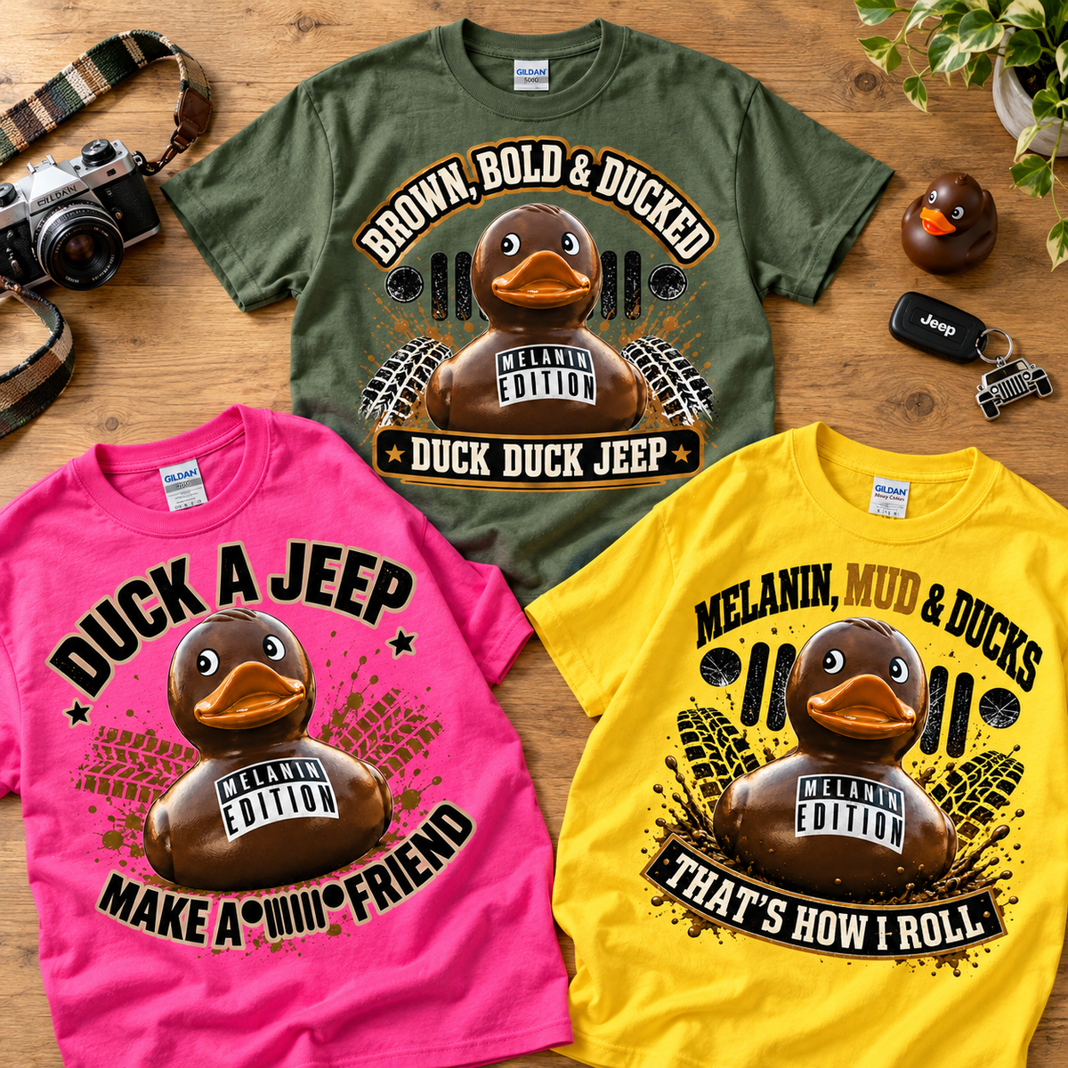 Duck Duck Jeep Melanin Edition Shirts