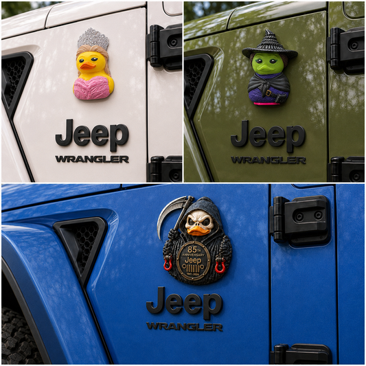 Jeep Duck Vinyl Car Magnet Collection