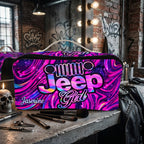 Jeep Girl Personalized Leather Makeup Bag