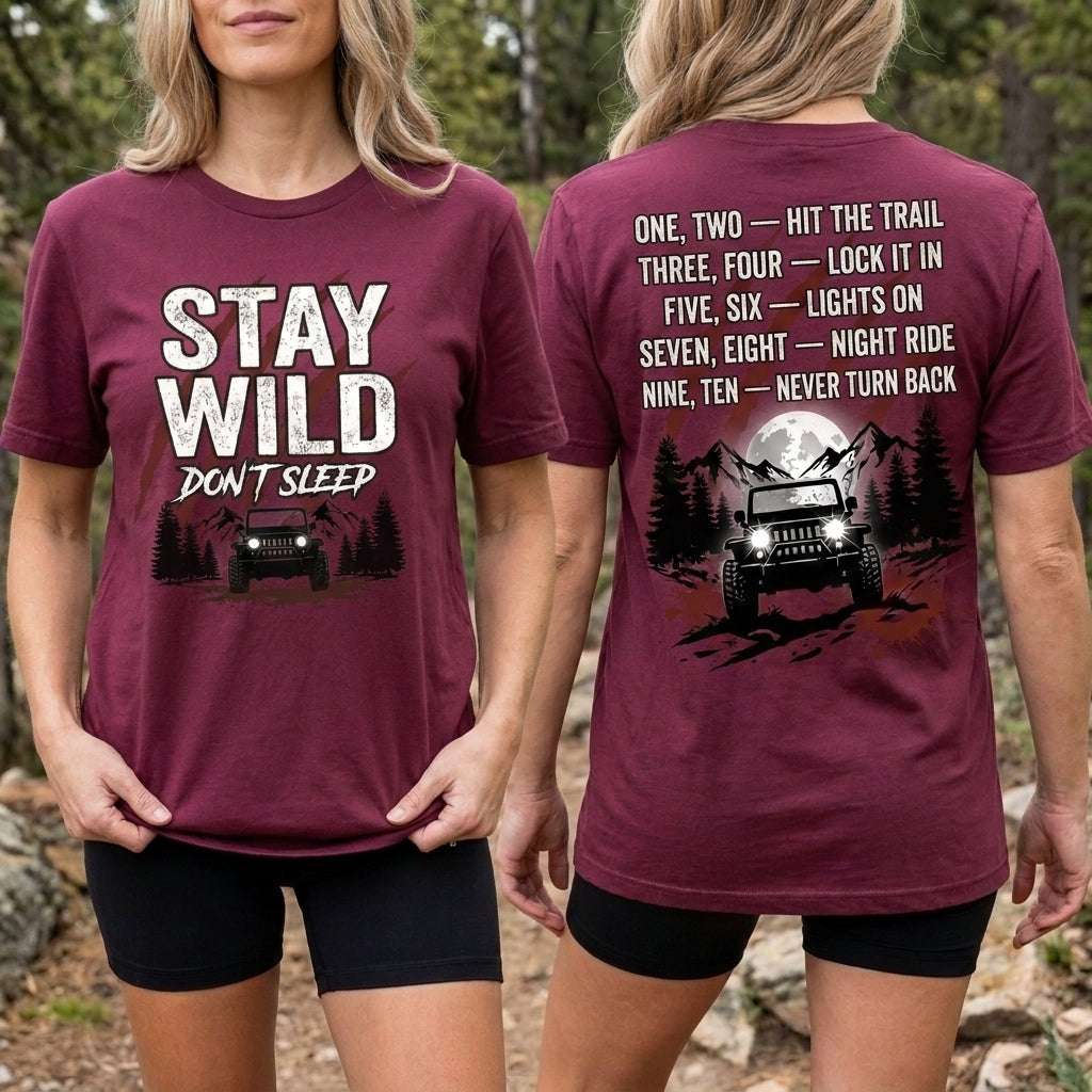 Stay Wild Don't Sleep Hoodie