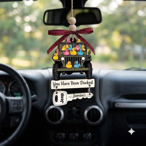 You Have Been Ducked Wooden Ornament With Wooden Tag