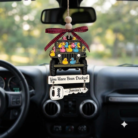 You Have Been Ducked Wooden Ornament With Wooden Tag