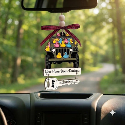 You Have Been Ducked Wooden Ornament With Wooden Tag