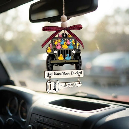 You Have Been Ducked Wooden Ornament With Wooden Tag