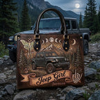 Jeep Girl By Night Personalized Leather Bag + Free Wallet
