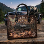 Jeep Girl By Night Personalized Leather Bag + Free Wallet