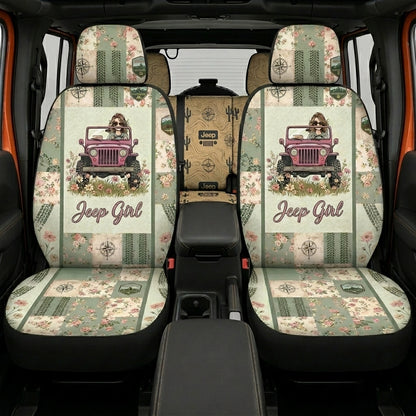 Jeep Girl Car Seat Cover