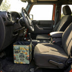 Jeep Off Road Pattern Car Trash Can