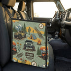 Jeep Off Road Pattern Car Trash Can