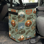 Jeep Adventure Pattern Car Trash Can