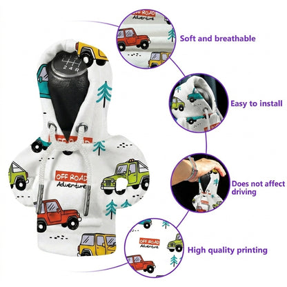 Off-Road Adventure Automotive Gear Shift Hoodie