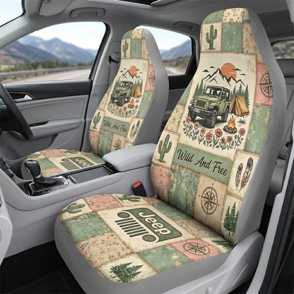 Wild And Free Car Seat Cover