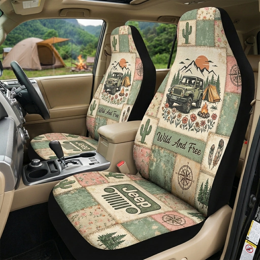 Wild And Free Car Seat Cover