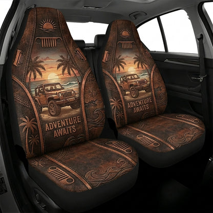 Adventure Awaits Car Seat Cover