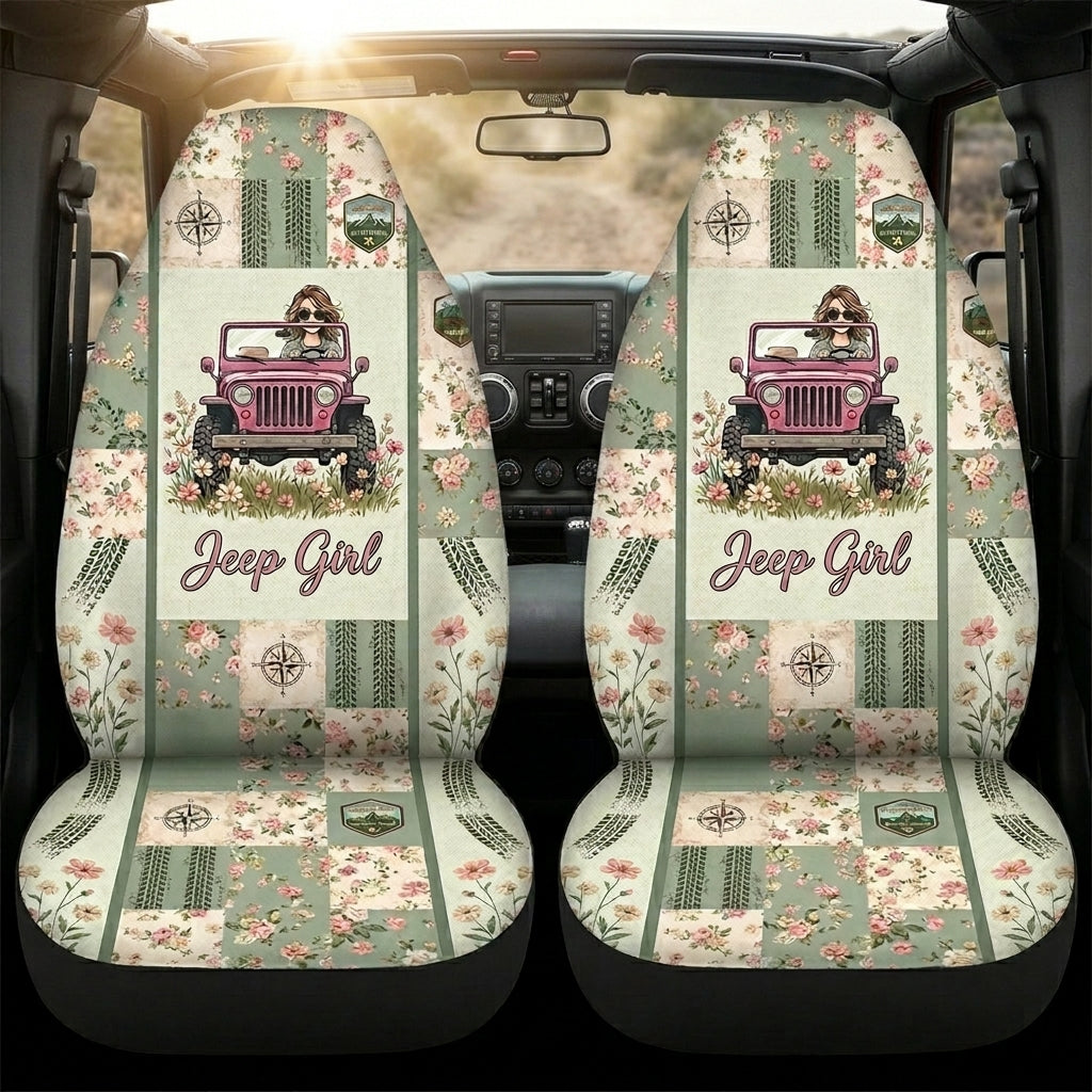 Jeep Girl Car Seat Cover
