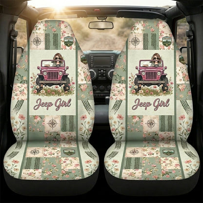 Jeep Girl Car Seat Cover