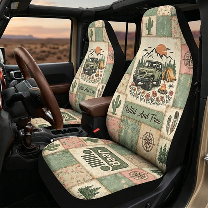 Wild And Free Car Seat Cover