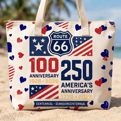 [Free delivery] Route 66 100 Years Anniversary Beach Bag