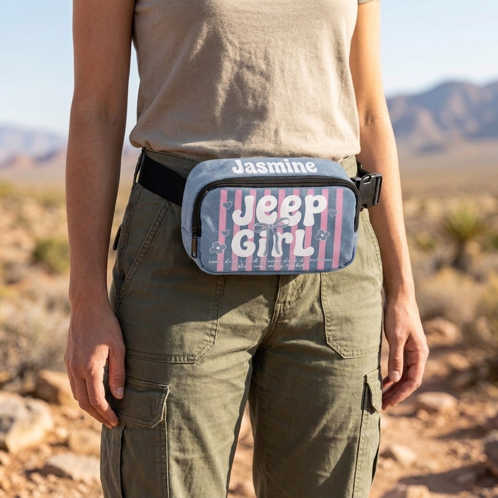 Jeep Girl Personalized Crossbody Belt Bag