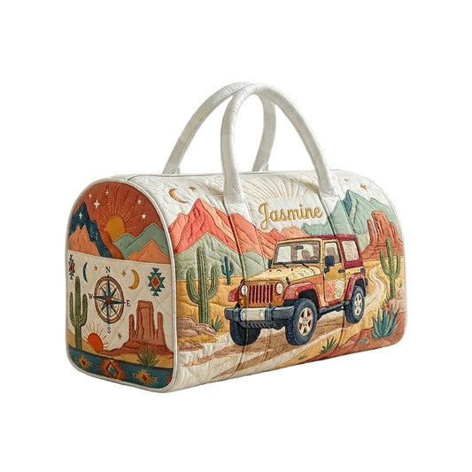 Roaming the Desert Trails Personalized Quilted Pillow Bag