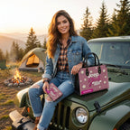 Jeep Girl Daisy Personalized Leather Bag + Free Wallet