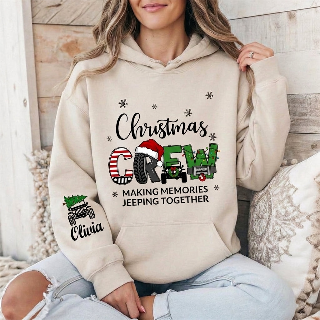 Christmas Crew Personalized Hoodie