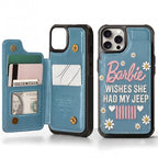 Barbie Wishes She Had My Jeep Leather Phone Case