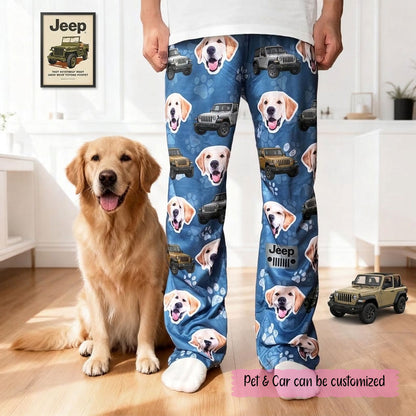 Jeep & Pet Personalized Pajama Pants