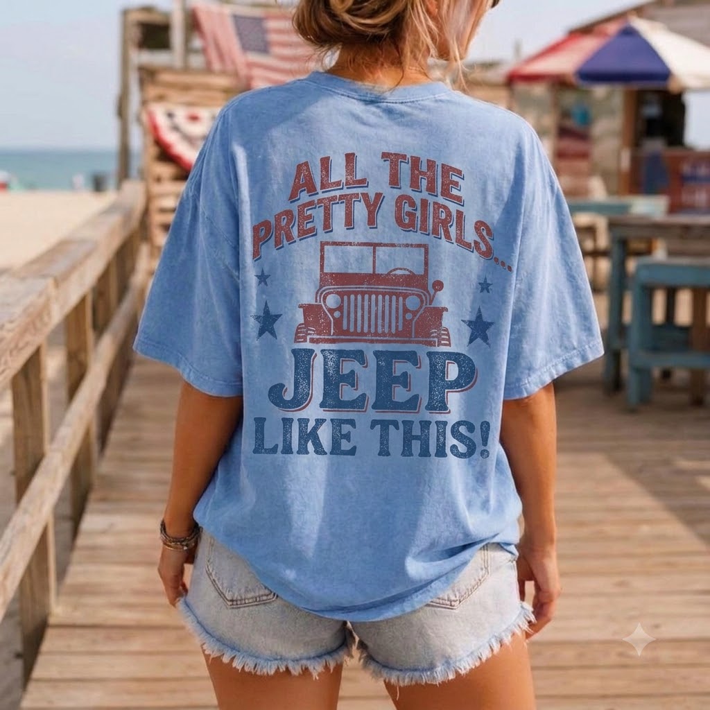 Pretty Jeep Girl T-Shirt