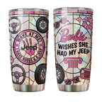 Jeep Barbie 20oz Tumbler