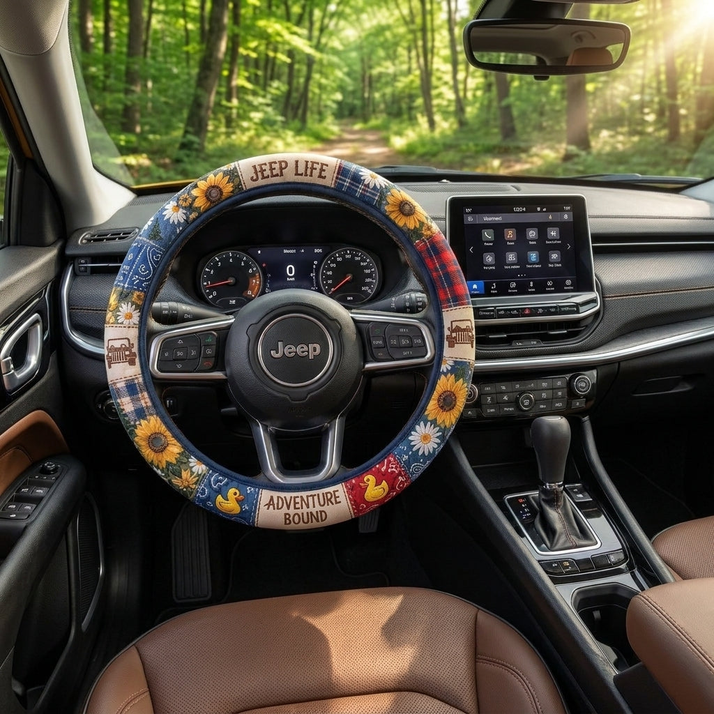 Jeep Life Steering Wheel Cover