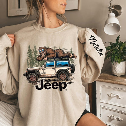Personalized Jeep Bigfoot Sweatshirt
