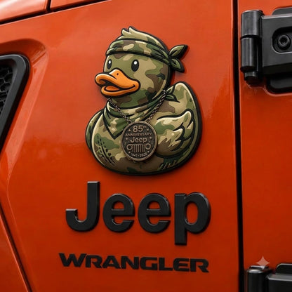 Military Duck Car Magnet