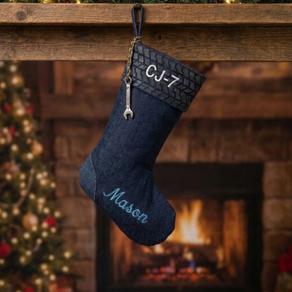 Personalized Jeep Christmas Socks