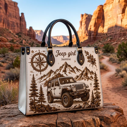 Jeep Girl Adventure Leather Bag + Free Wallet