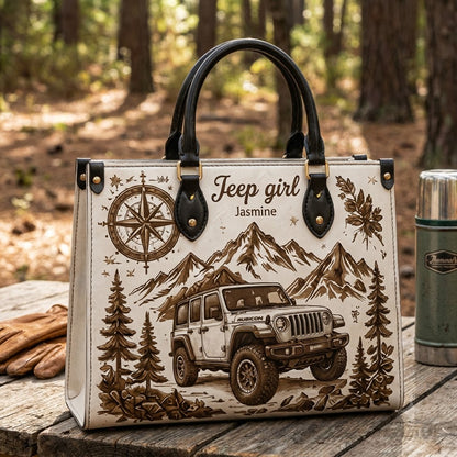 Jeep Girl Adventure Leather Bag + Free Wallet