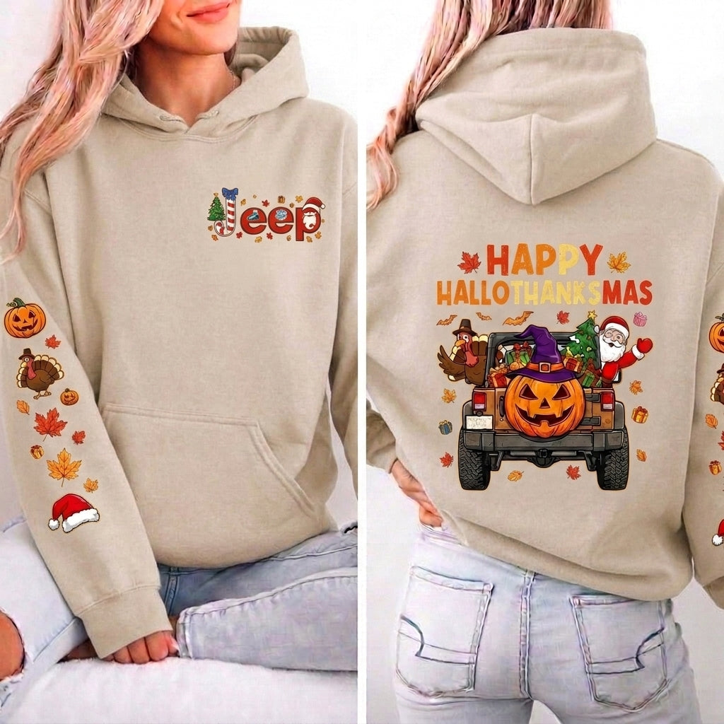 Happy Hallothanksmas Hoodie