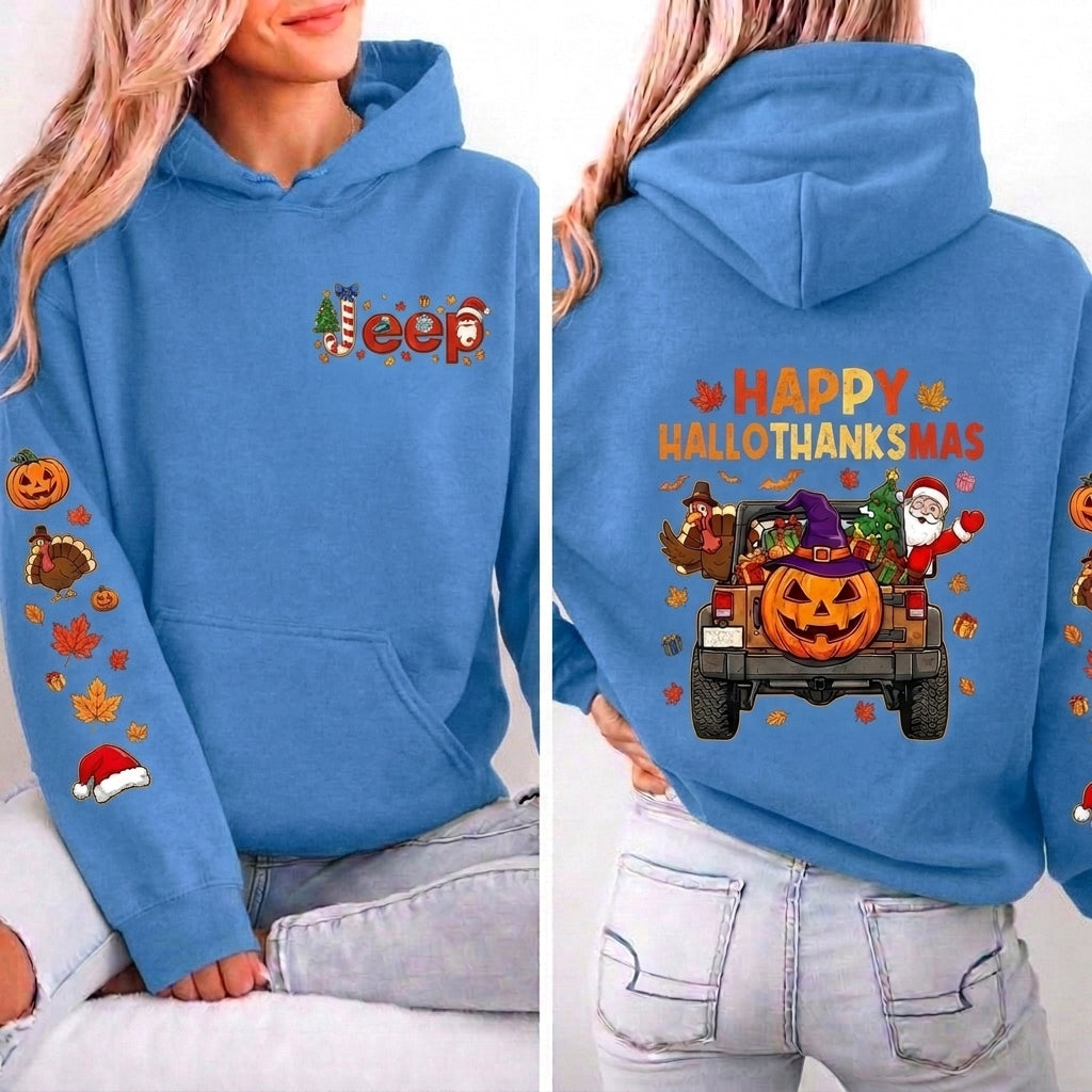 Happy Hallothanksmas Hoodie