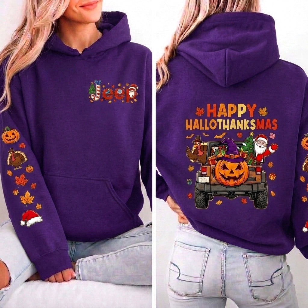 Happy Hallothanksmas Hoodie