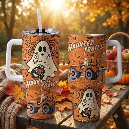 Haunted Trail 40oz Tumbler With Handle