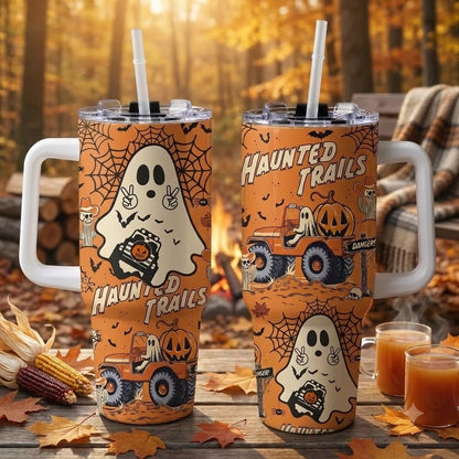 Haunted Trail 40oz Tumbler With Handle