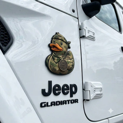 Military Duck Car Magnet